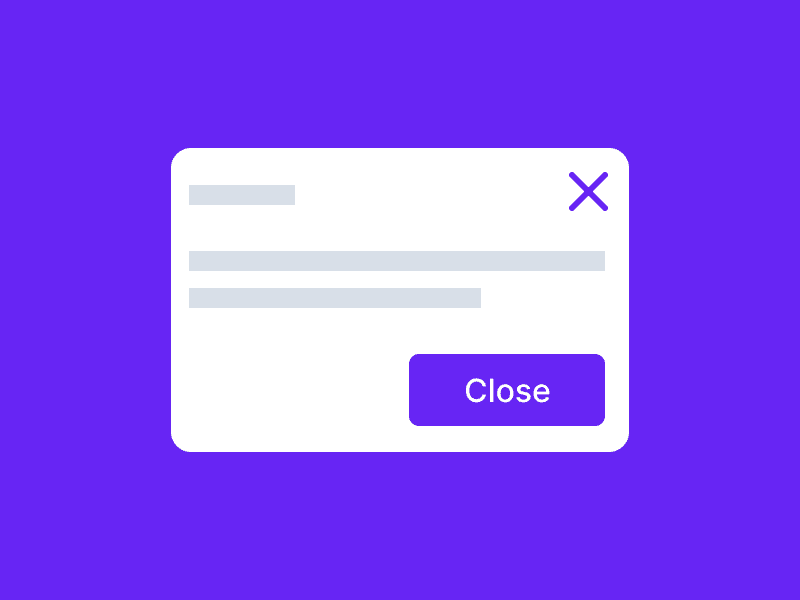 Are the 'close' button and 'X' on a popup redundant?