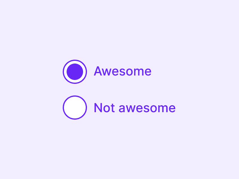 Why is it impossible to deselect radio buttons?