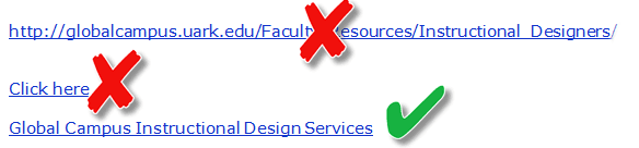 Accessibility: Accessible Links & Text | Teaching Innovation and  Pedagogical Support