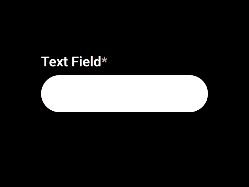 Required fields in forms