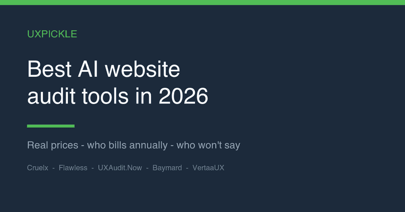 Best AI Website Audit Tools in 2026: Real Prices Compared