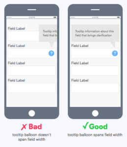 Best Practices For Tooltips On Mobile Websites - UX Pickle